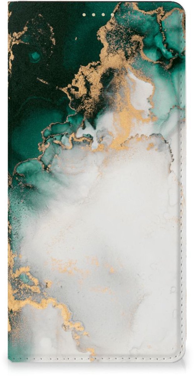 Standcase voor OPPO Reno8 T 5G Marmer Groen
