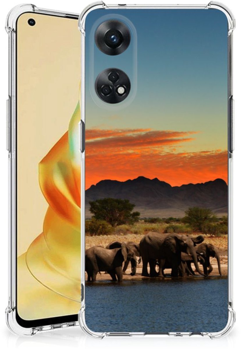 OPPO Reno8 T 4G Case Anti-shock Olifanten