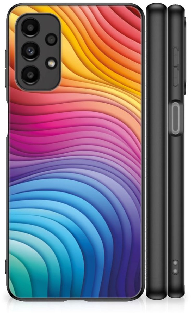 Back Cover voor Backcover voor Samsung Galaxy A13 4G Regenboog