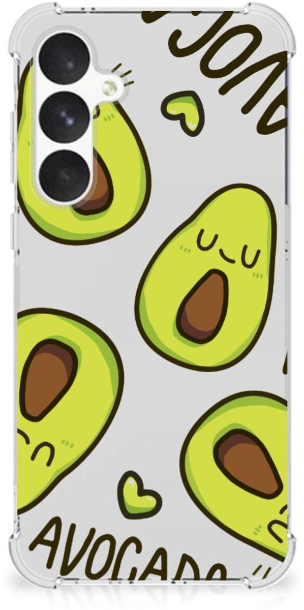 Samsung Galaxy A55 Stevig Bumper Hoesje Avocado Singing