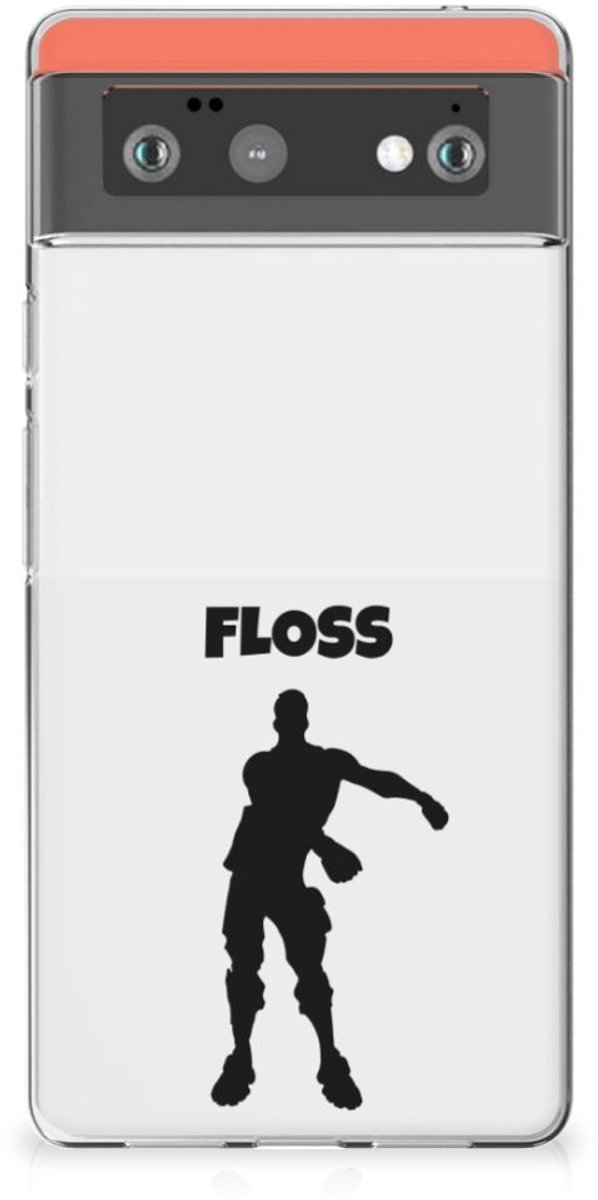 Google Pixel 6 Telefoonhoesje met Naam Floss