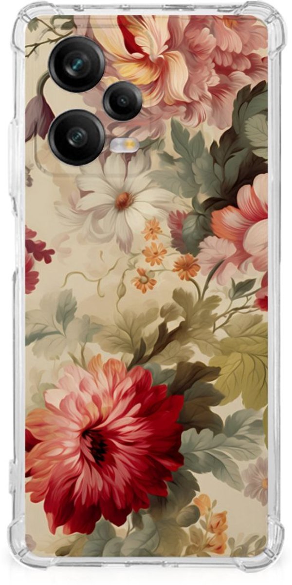 Case voor Xiaomi Redmi Note 12 Pro Plus Bloemen
