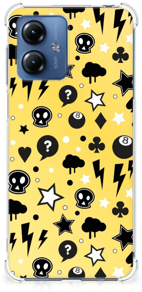 Extreme Case Motorola Moto G14 Punk Geel