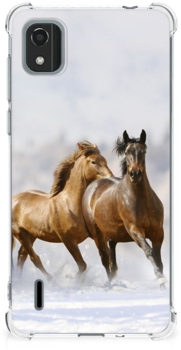 Nokia C2 2nd Edition Case Anti-shock Paarden