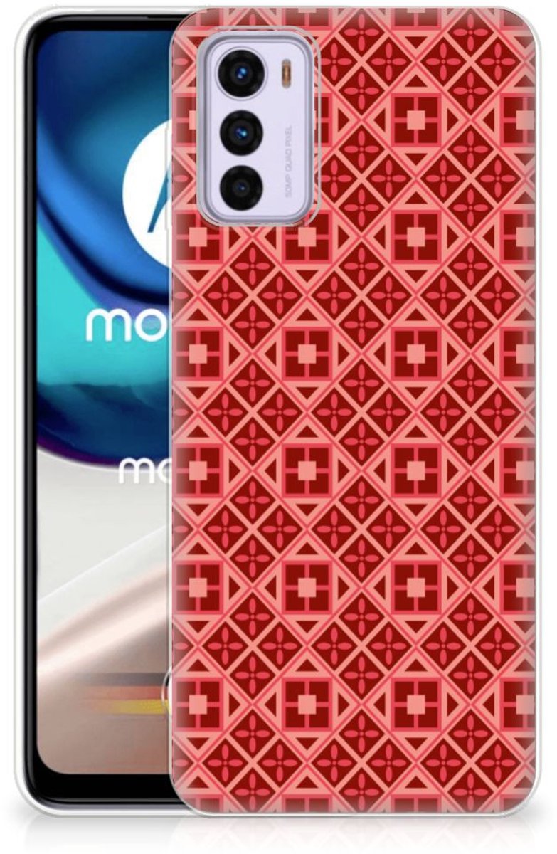 Motorola Moto G42 TPU bumper Batik Rood