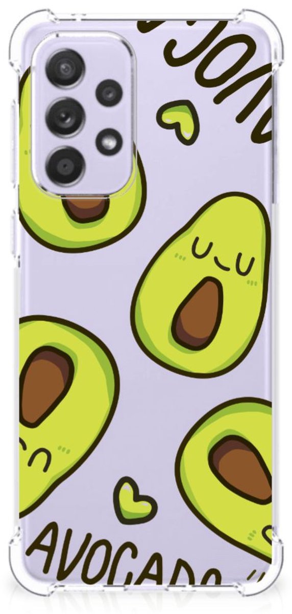 Samsung Galaxy A33 Stevig Bumper Hoesje Avocado Singing