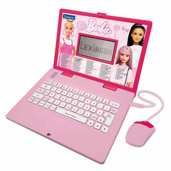 Foto: Barbie tweetalige educatieve laptop 124 activiteiten in het engels frans
