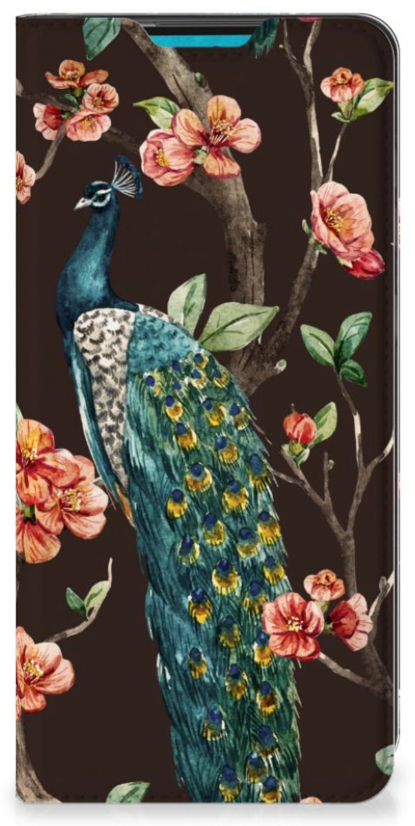 Samsung Galaxy A73 Hoesje maken Pauw met Bloemen