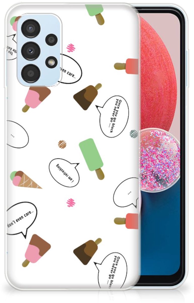 Samsung Galaxy A13 4G Siliconen Case IJsjes