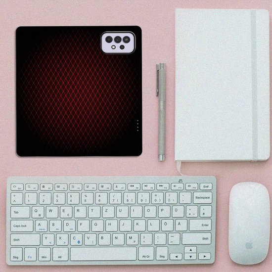 Coque Photo Phone Samsung Galaxy A33 5G Smart Cover Damier Rouge