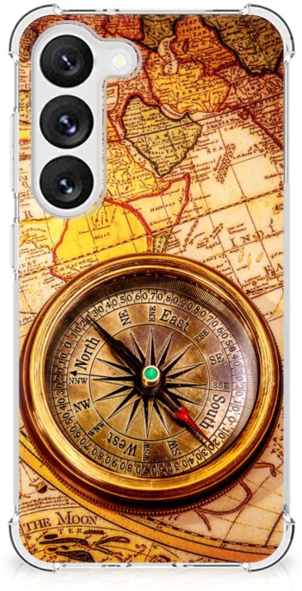 Samsung Galaxy S23 Telefoonhoesje met valbescherming Kompas