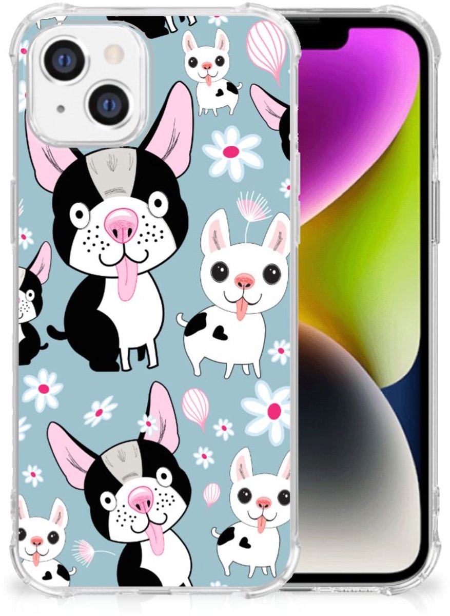 iPhone 14 Case Anti-shock Hondjes