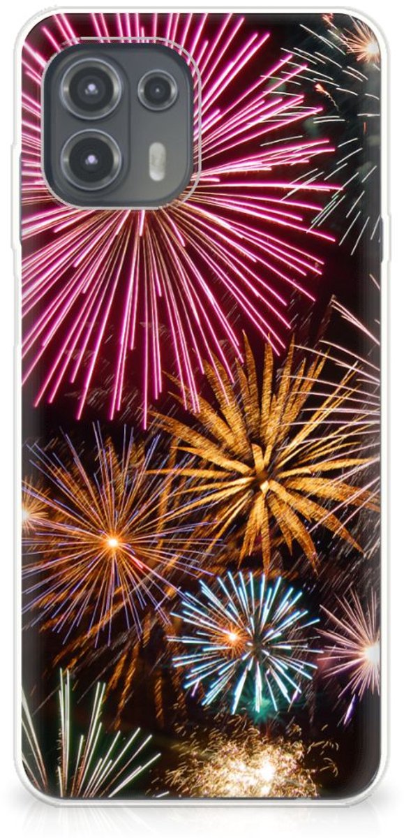 Motorola Edge 20 Lite Silicone Back Cover Vuurwerk