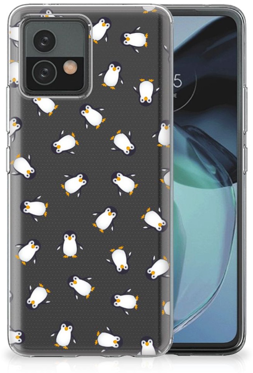 TPU bumper voor Motorola Moto G72 Pinguïn