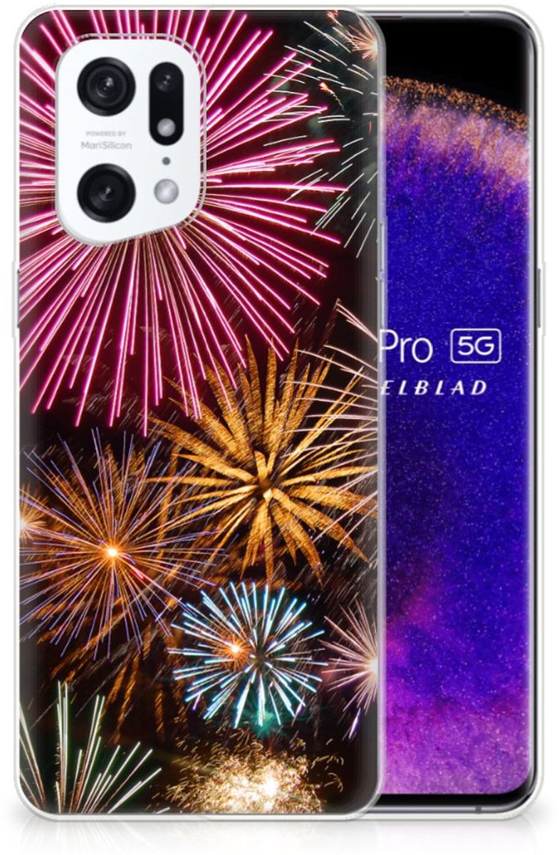 OPPO Find X5 Pro Silicone Back Cover Vuurwerk