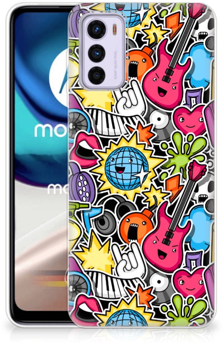 Motorola Moto G42 Silicone Back Cover Punk Rock