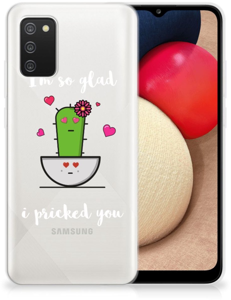 Samsung Galaxy A02s Telefoonhoesje met Naam Cactus Glad