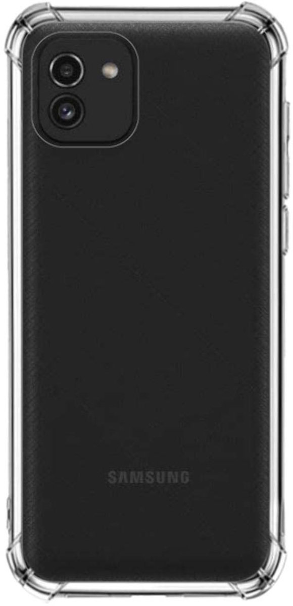 Anti-shock Back Cover Galaxy A03 TPU Siliconen Transparant