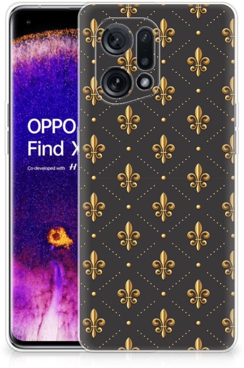 OPPO Find X5 TPU bumper Franse Lelie