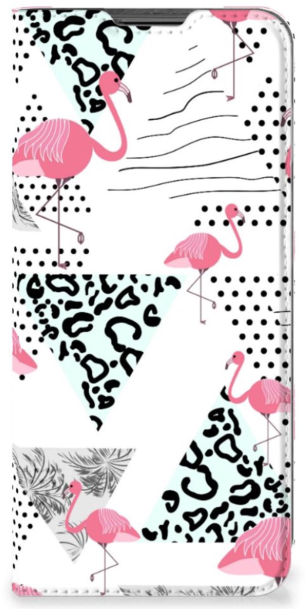 Motorola Moto G22 Hoesje maken Flamingo Triangle