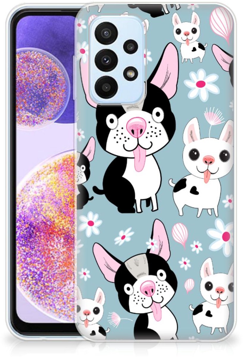 Samsung Galaxy A23 TPU Hoesje Hondjes
