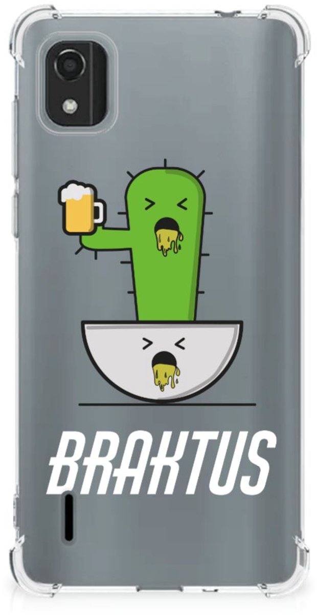 Nokia C2 2nd Edition Stevig Bumper Hoesje Braktus