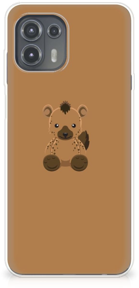 Motorola Edge 20 Lite Telefoonhoesje met Naam Baby Hyena