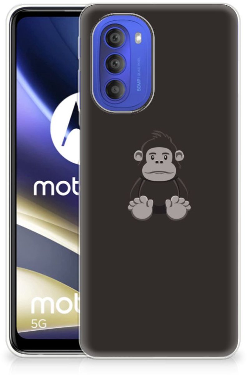 Motorola Moto G51 5G Telefoonhoesje met Naam Gorilla
