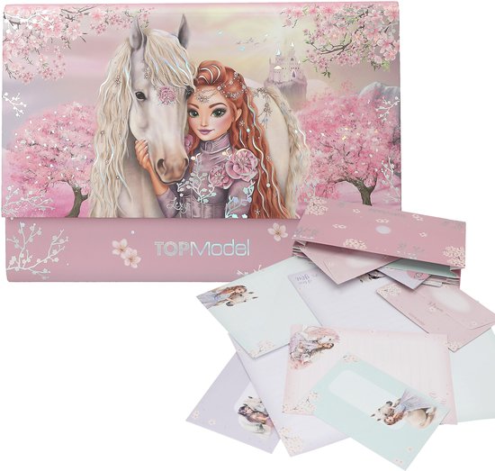 Depesche - Papeterie TOPModel dans chemise de caisse - VIVA VIOLET