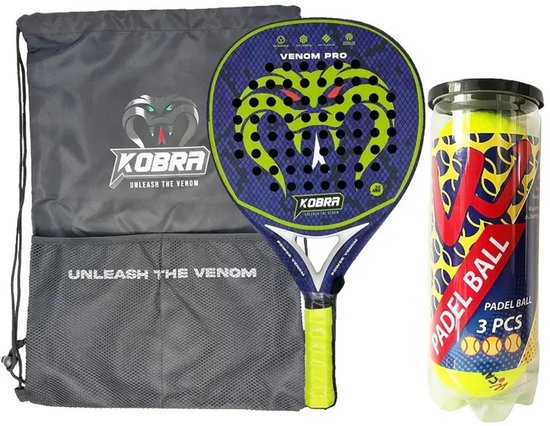 Nivard Padel Racket - Padelrackets - Padelracket - Blauw
