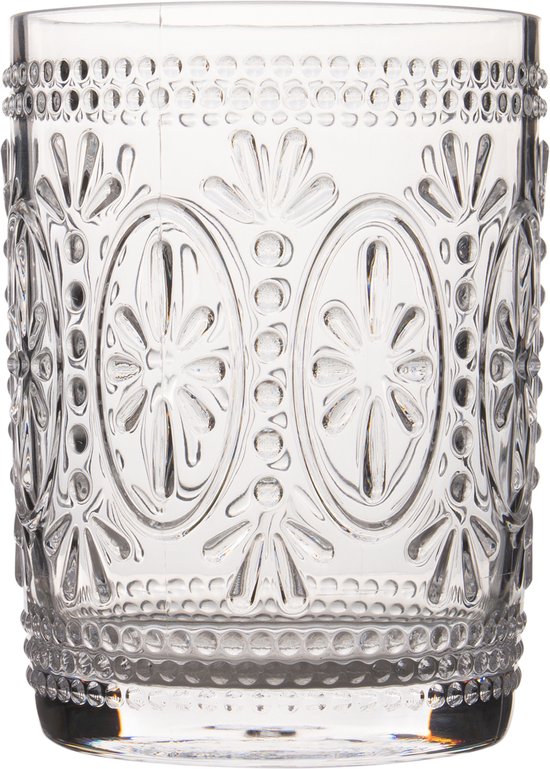 Bo-Camp - Verre à eau - Sicilien - 450 ml - 4 Pièces