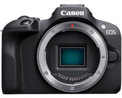 Canon EOS R100 Body - Systeemcamera - 24.1 MP - Foto en Video - Compact formaat - Creative assist - Camera zonder lens