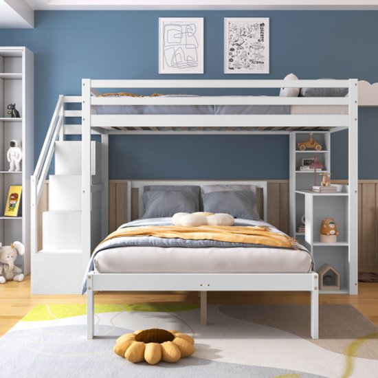 Kinderbed Frozen prinsessen 90x200cm wit -met lade zonder matras