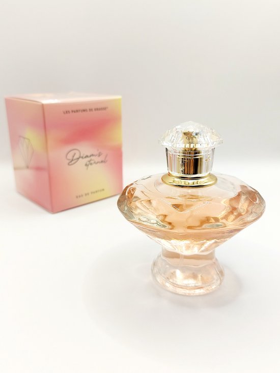 FEESTDAGEN CADEAU TIP - Luxe Franse Eau de Parfum - Diamis Eternel - een heerlijke geur - in een sierlijke fles - met Patchouli - Jasmijn en Musk - blijft gehele dag ruiken - met gratis parfum verstuiver
