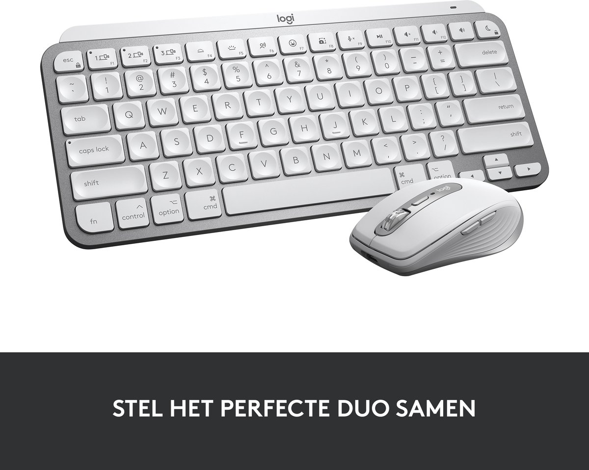 Logitech MX KEYS mini voor Mac - Draadloos Toetsenbord - Bluetooth - Qwerty ISO thumbnail 8
