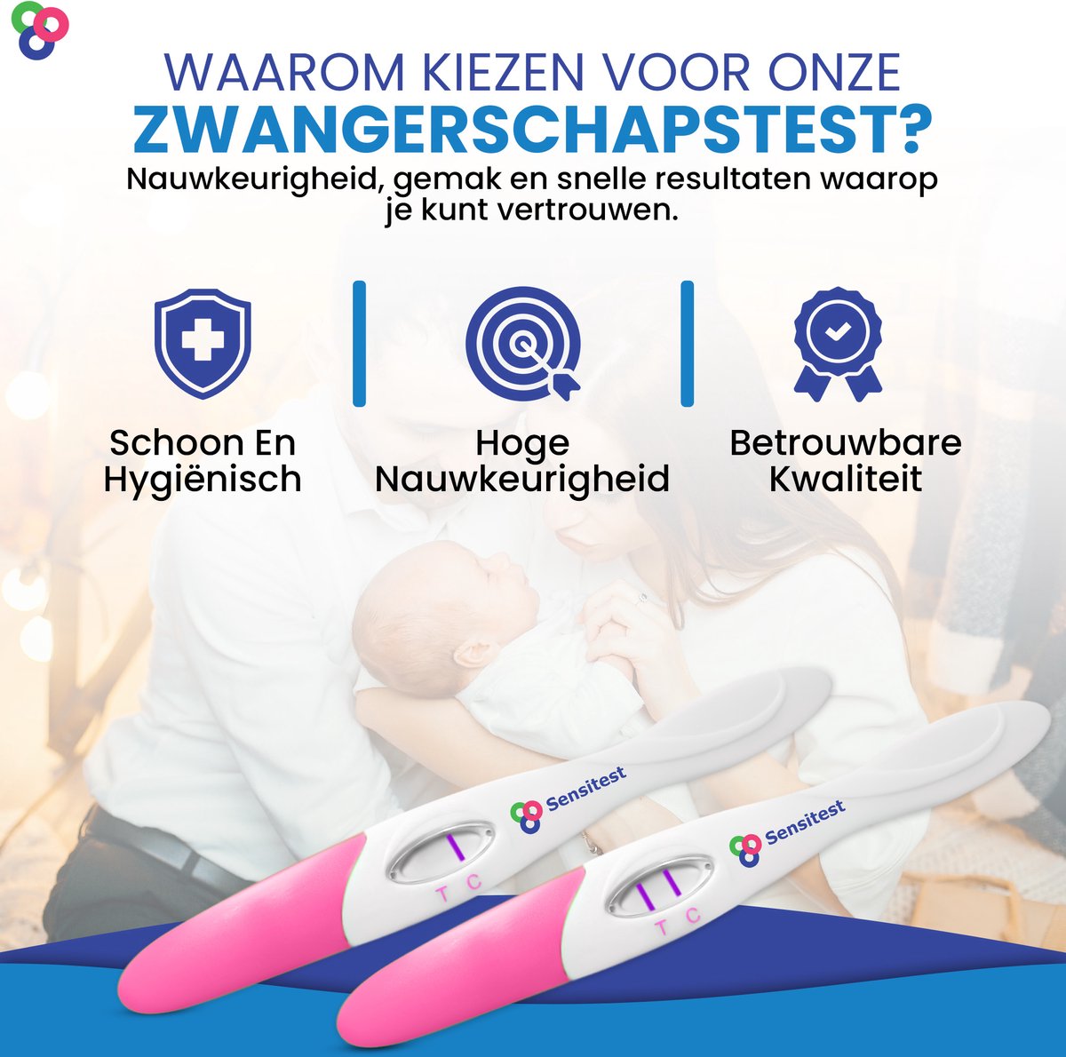 Sensitest Extra Vroege Zwangerschapstest Midstream – 3 stuks – 10 mIU/ml – Test vanaf 6 dagen vóór menstruatie – Uitslag in 5 minuten – Inclusief handleiding & kalender – foto 5