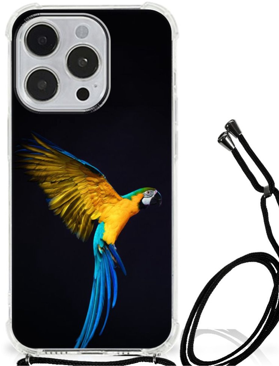 iPhone 14 Pro Case Anti-shock Papegaai