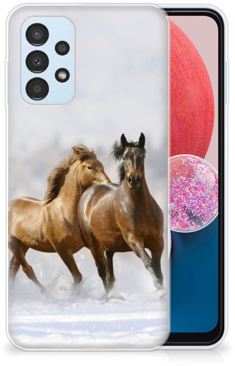 Samsung Galaxy A13 4G TPU Hoesje Paarden