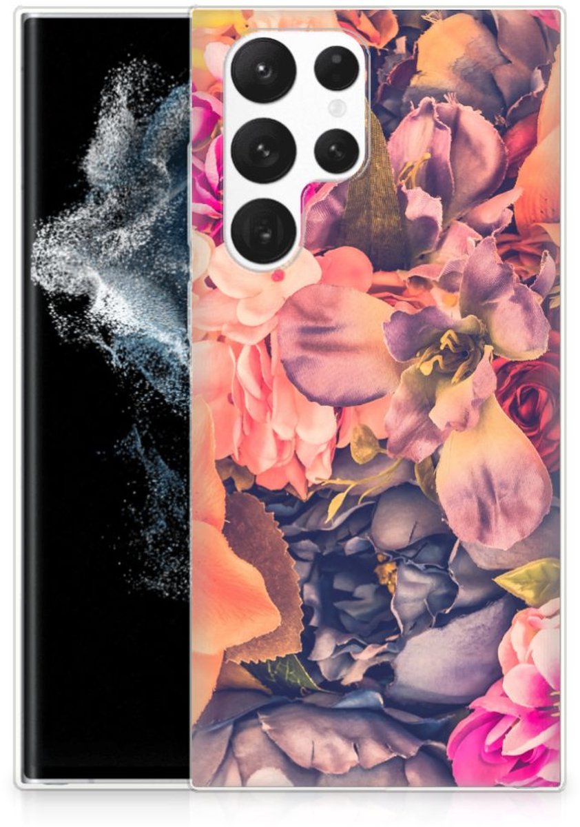 Samsung Galaxy S22 Ultra TPU Case Bosje Bloemen