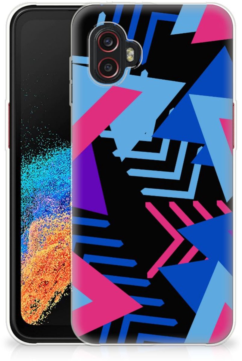 Samsung Galaxy Xcover 6 Pro TPU Hoesje Funky Triangle