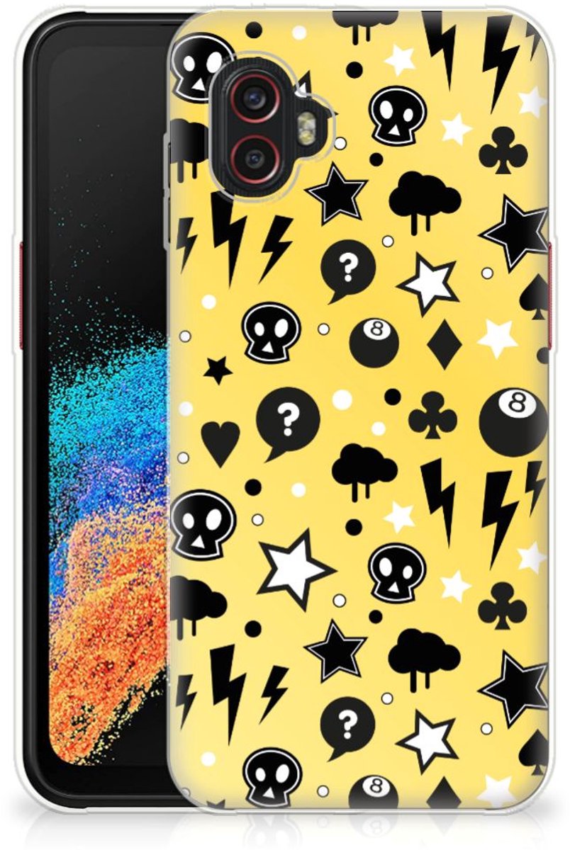 TPU Hoesje voor Silicone Back Case Samsung Galaxy Xcover 6 Pro Punk Geel
