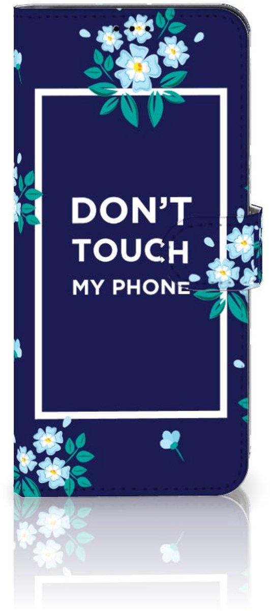 Sony Xperia 1 IV Portemonnee Hoesje Flowers Blue DTMP