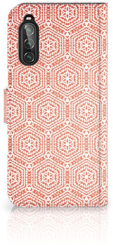 Sony Xperia 10 II Telefoon Hoesje Pattern Orange