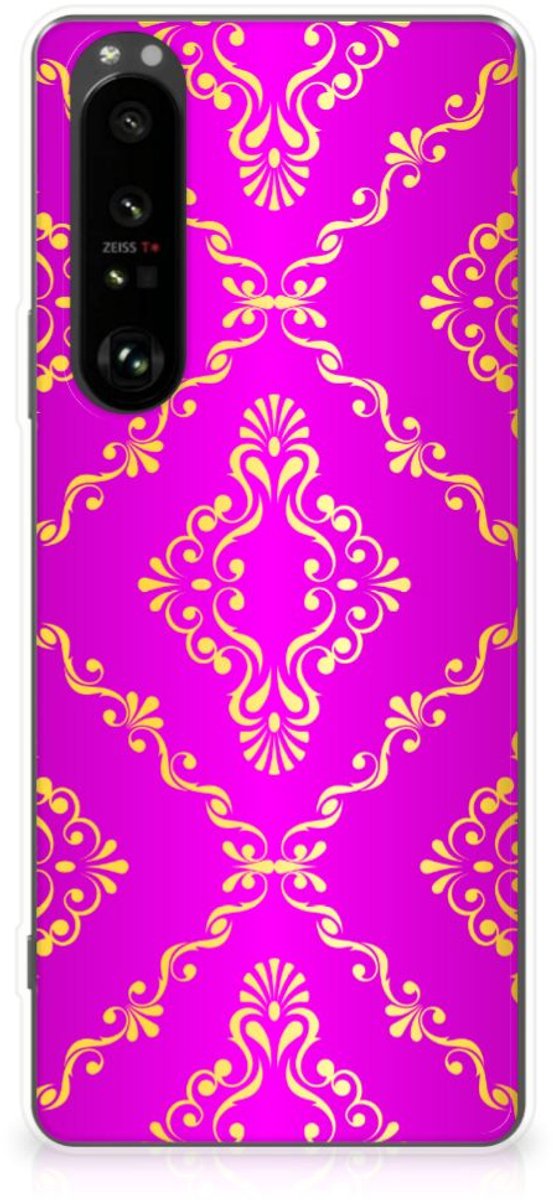 Siliconen Hoesje Sony Xperia 1 III Barok Roze