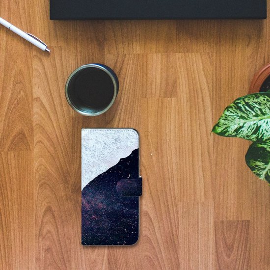 Etui à Rabat OPPO A76 | A96 Coque Téléphone Mer dans l'Espace