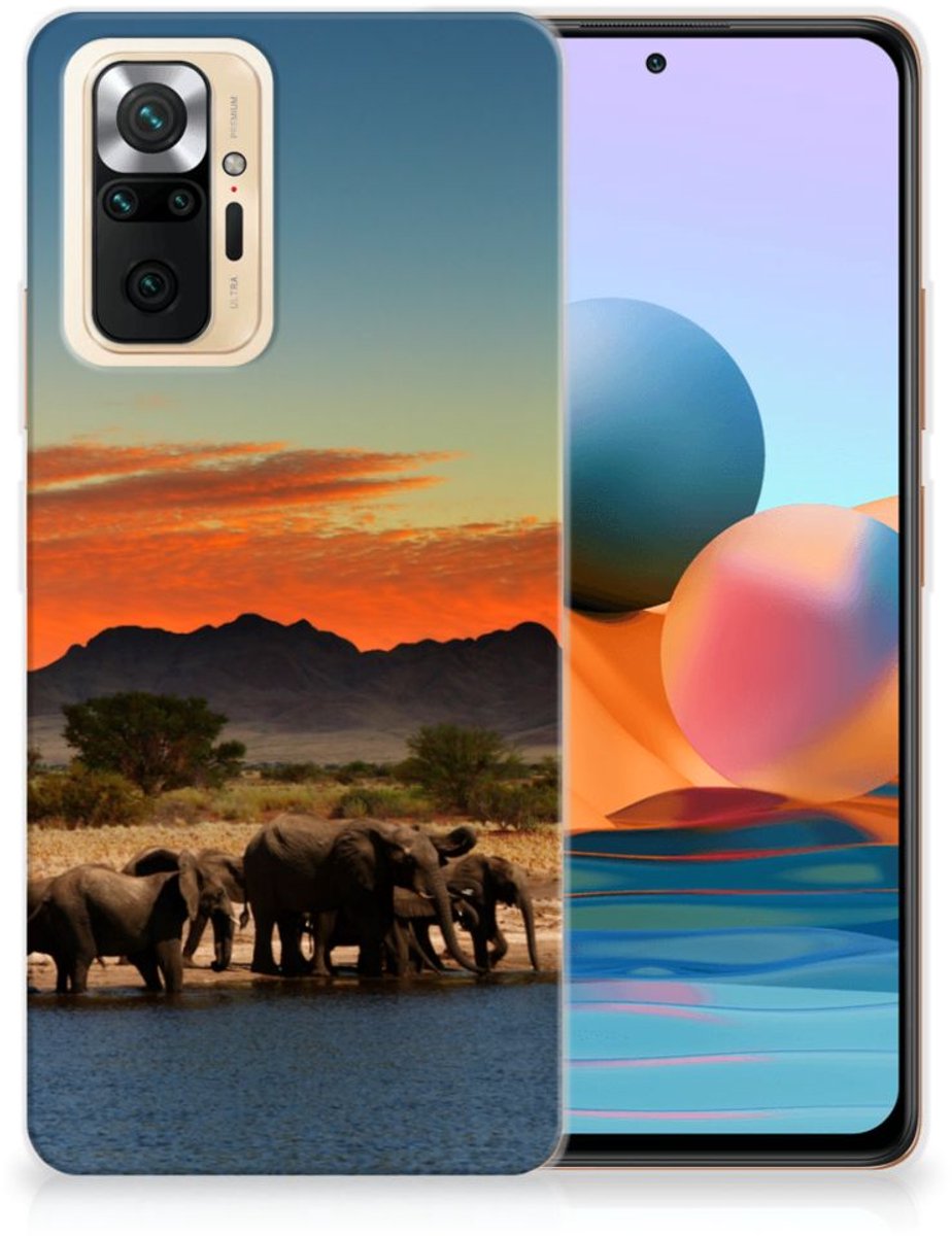 Xiaomi Redmi Note 10 Pro TPU Hoesje Olifanten