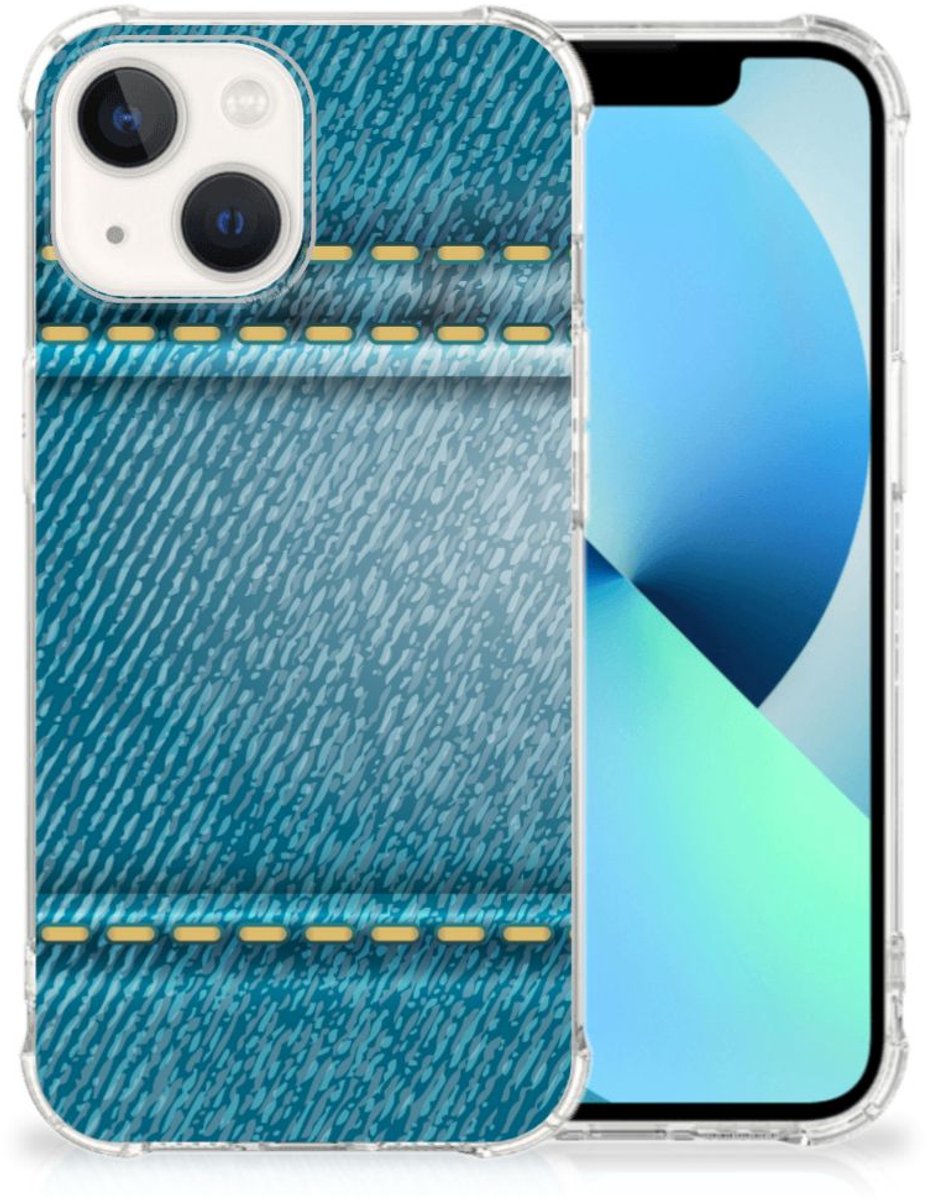 iPhone 13 Anti Shock Bumper Case Jeans