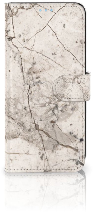 Étui pour téléphone Folder OPPO A74 4G Marbre Beige