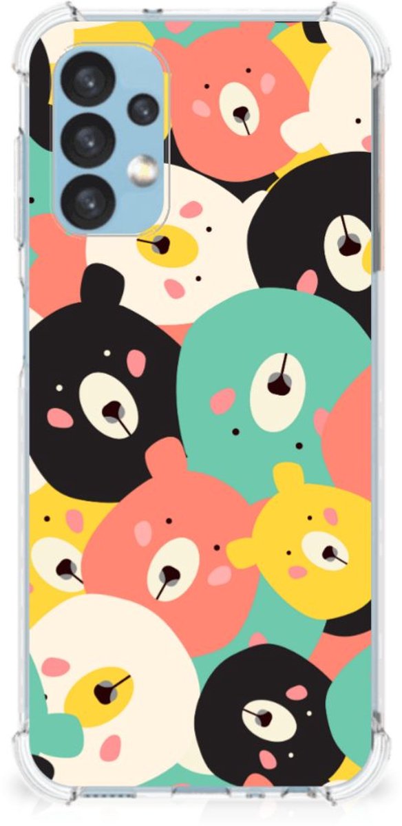 Samsung Galaxy A13 (4G) Stevig Bumper Hoesje Bears