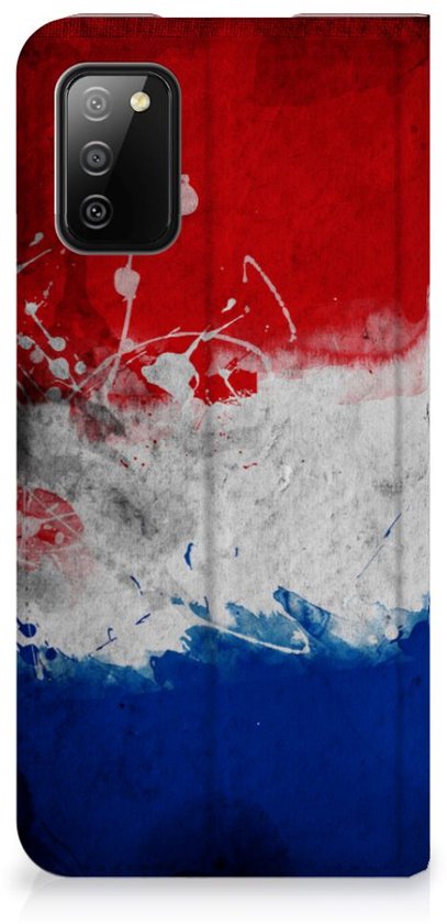 Étui à rabat Samsung Galaxy M02s | A02s Étui pour Téléphone Drapeau Néerlandais